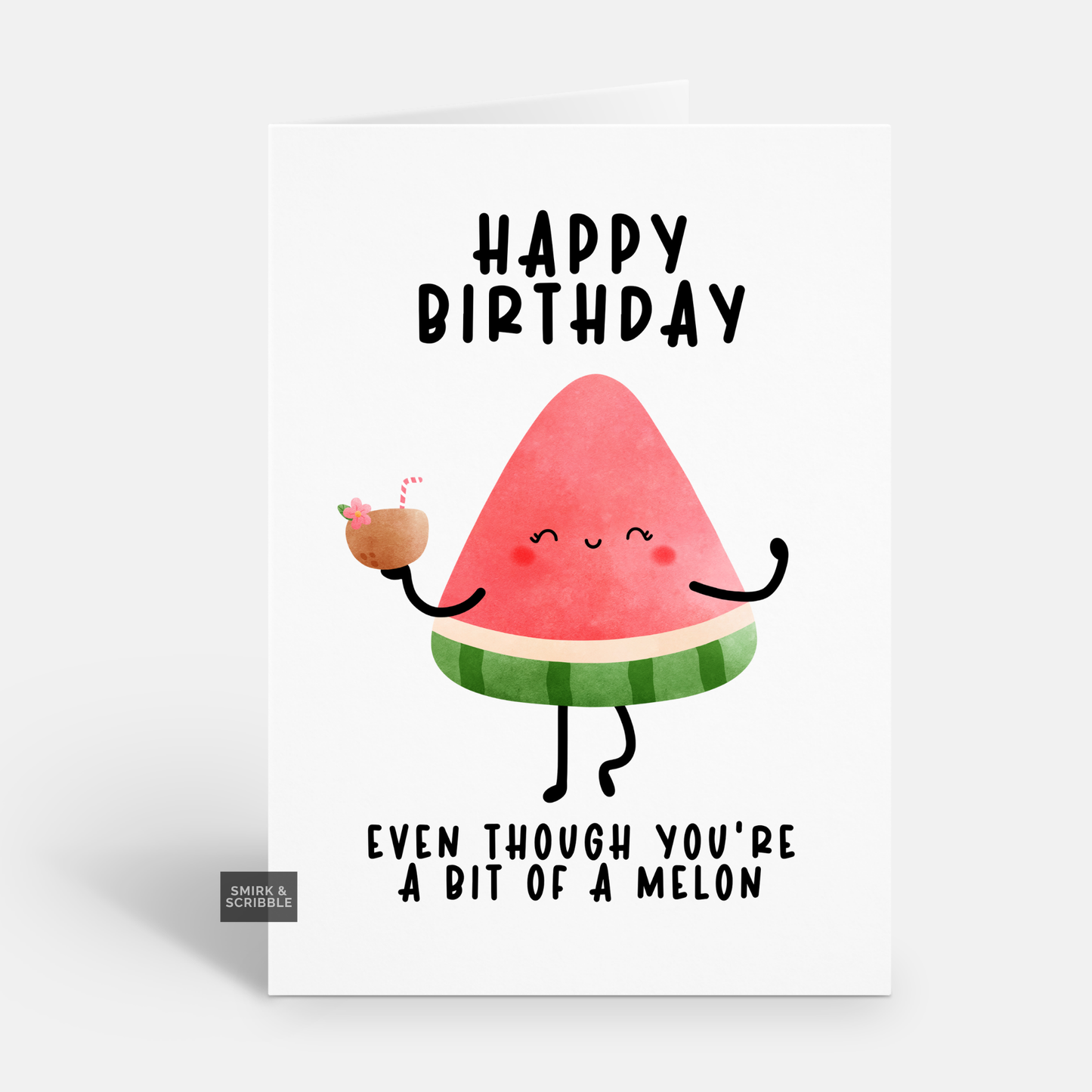 Melon Birthday Card