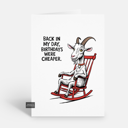 Cheaper Birthday Card