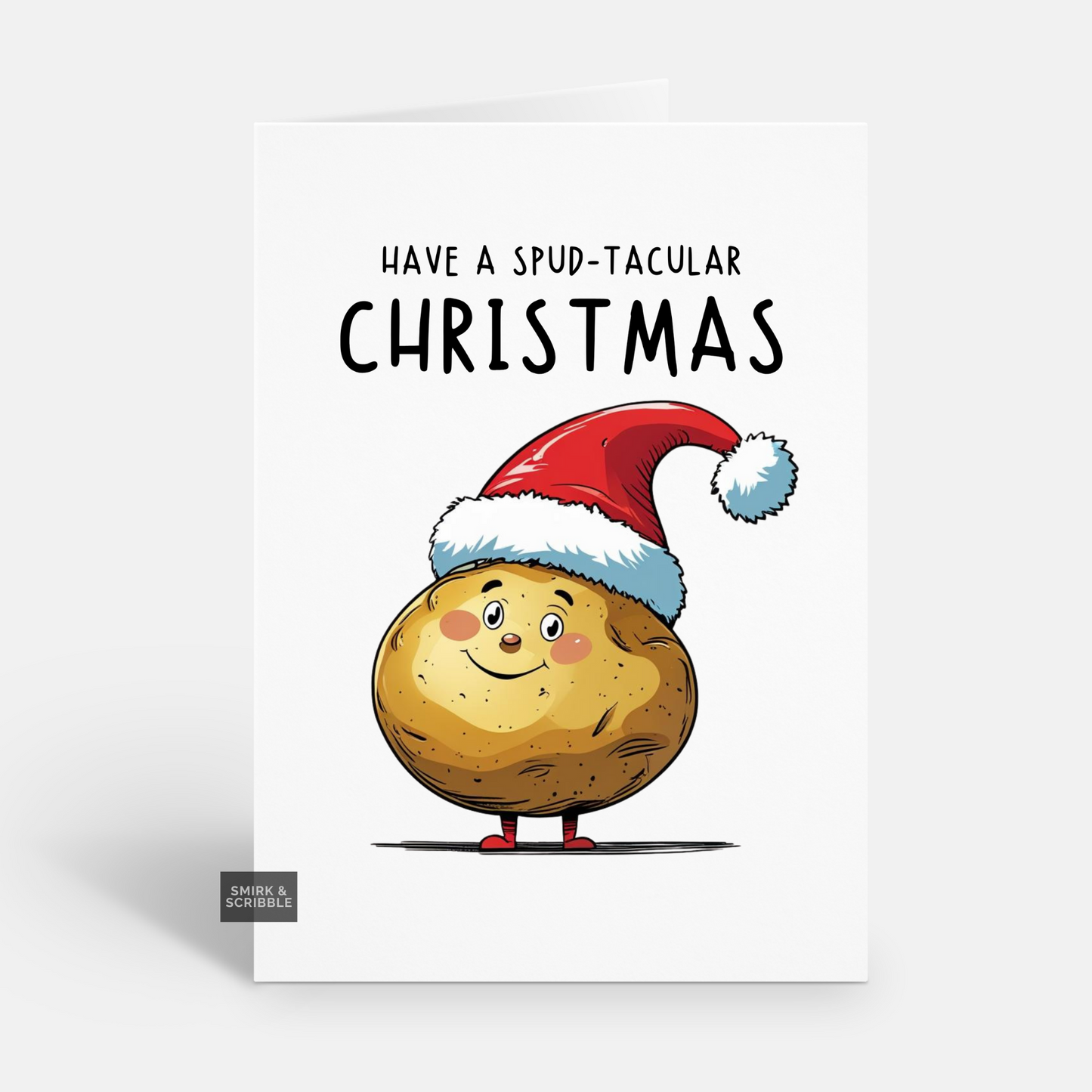 Spud-tacular Christmas Card