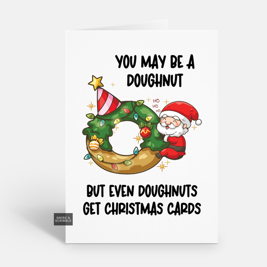 Doughnut Christmas Card