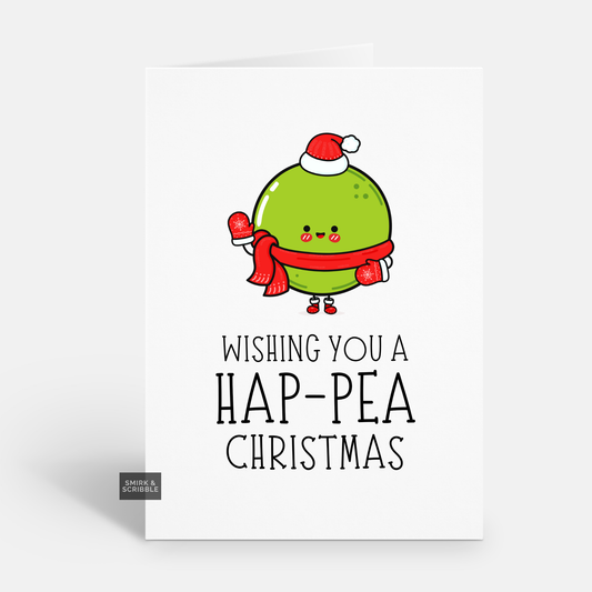 Pea Christmas Card