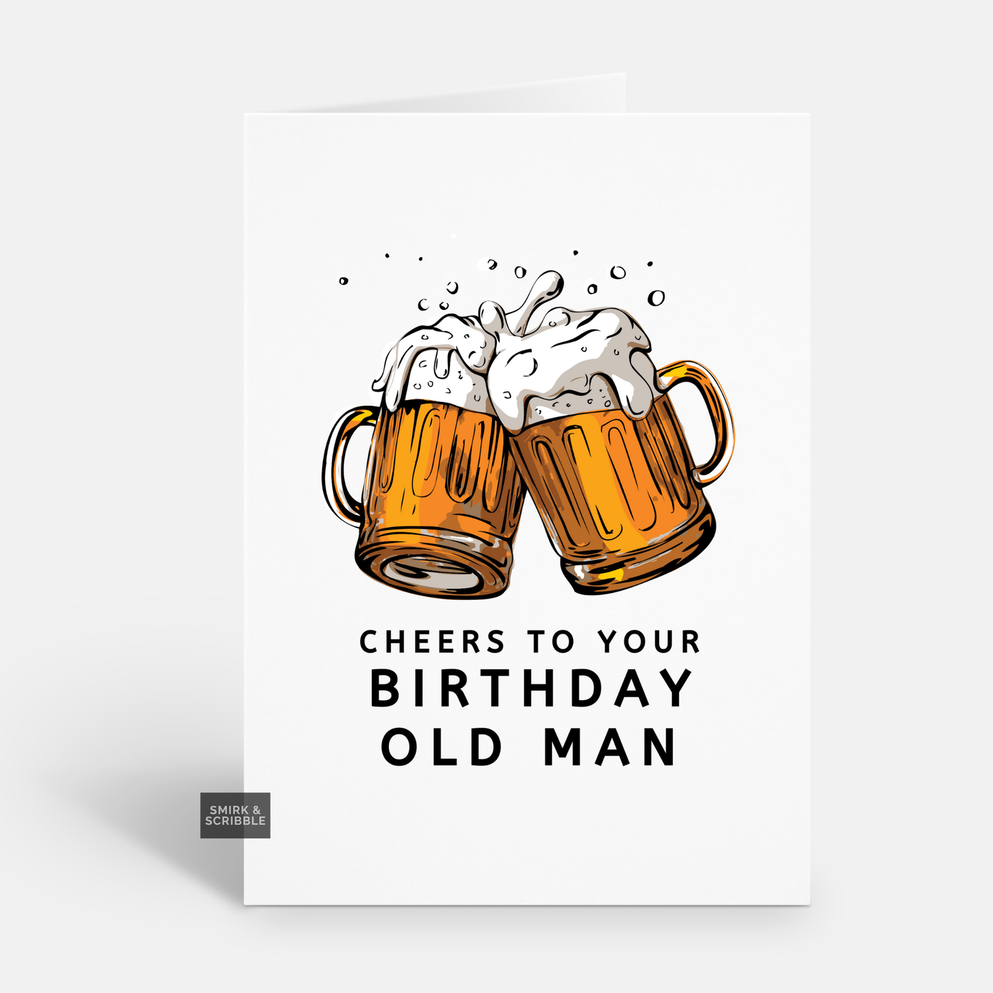 Old Man Birthday Card