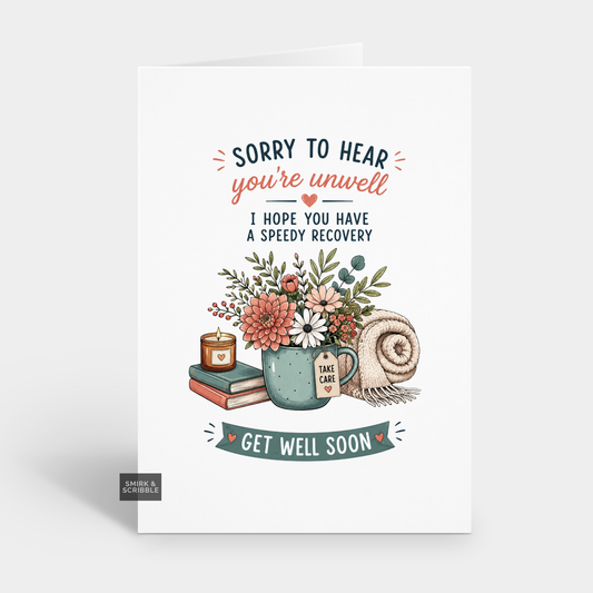 Speedy Recovery Get Well Card