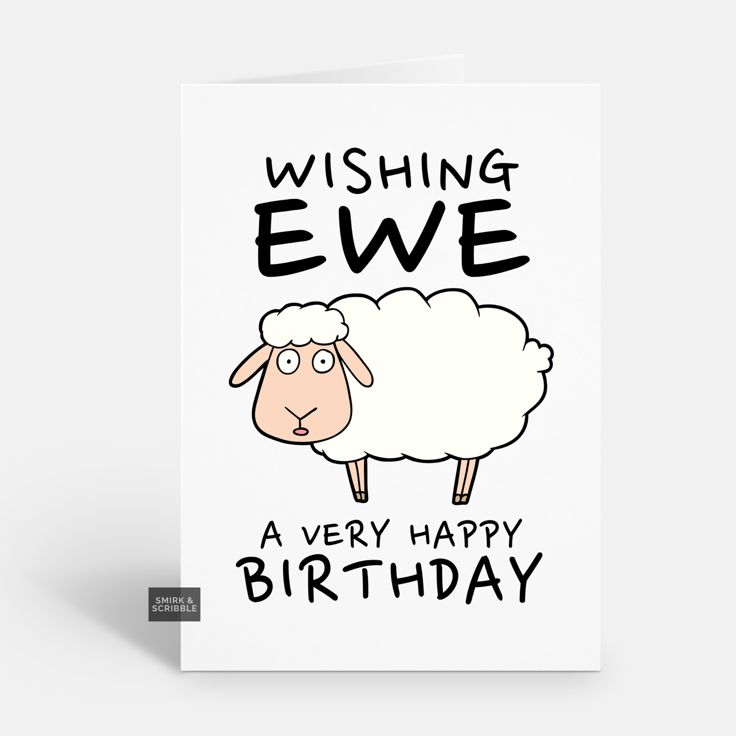 Wishing Ewe Birthday Card