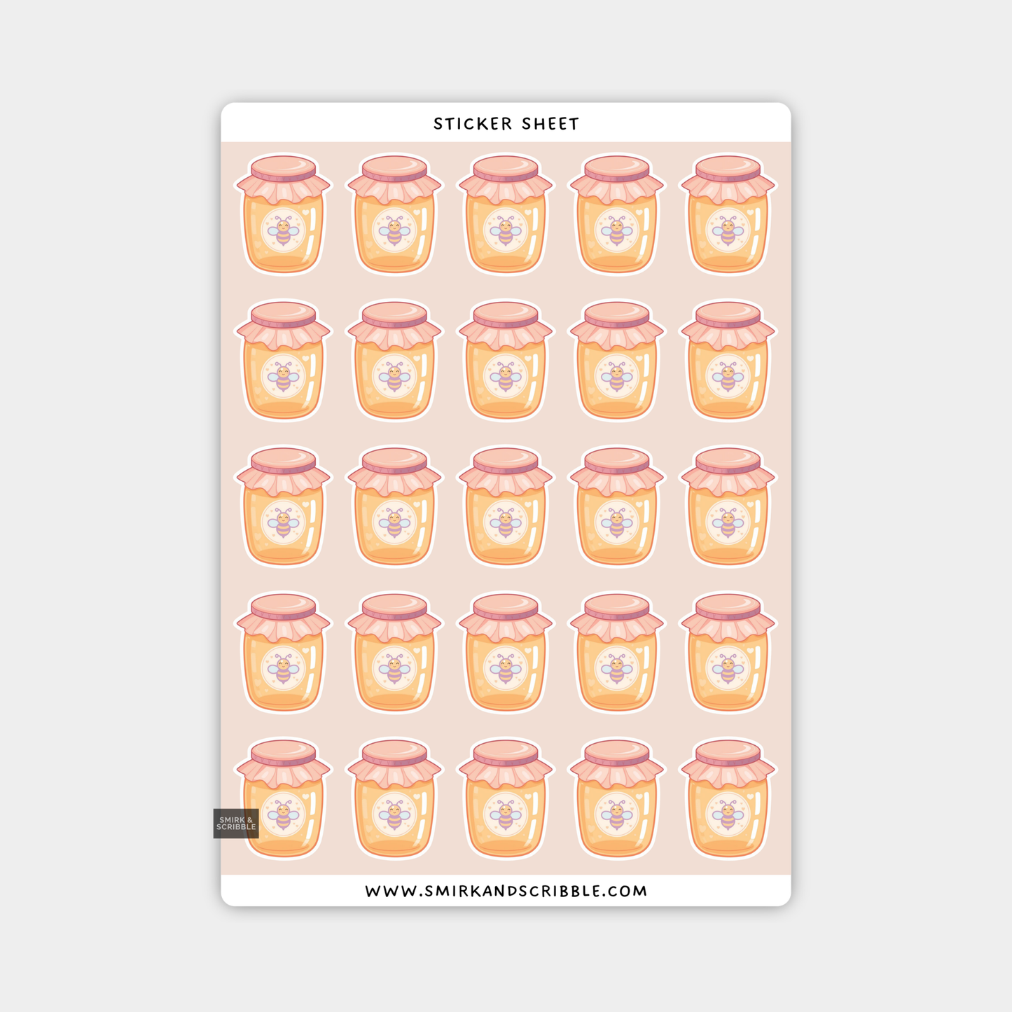 Honey Sticker Sheet