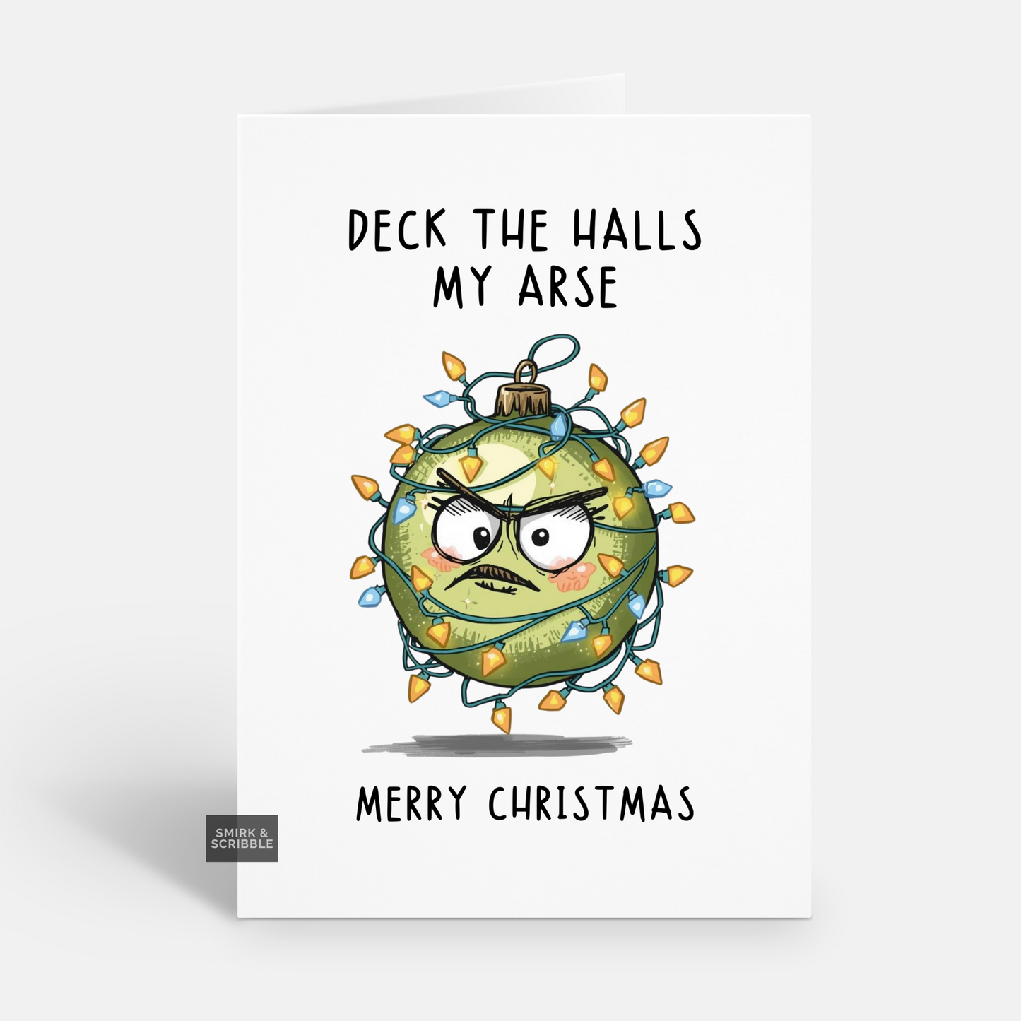 Deck The Halls Christmas Card