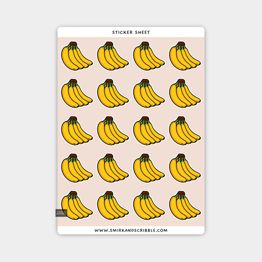 Banana Sticker Sheet