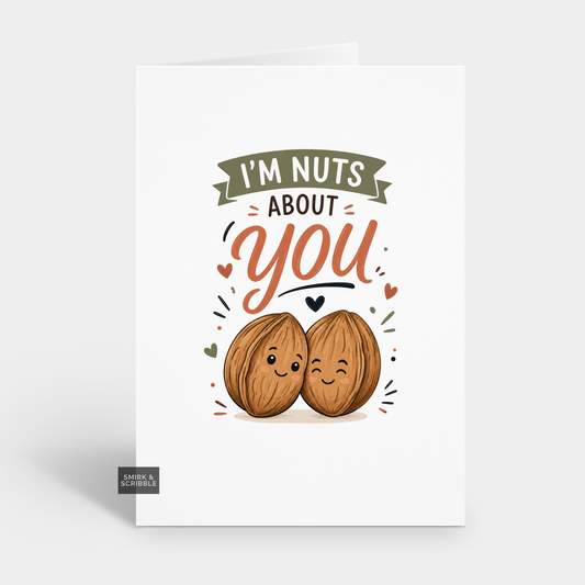 Nuts About You Anniversary Card