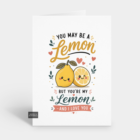 My Lemon Anniversary Card
