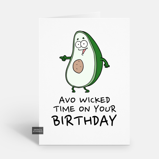 Wicked Time Birthday Card