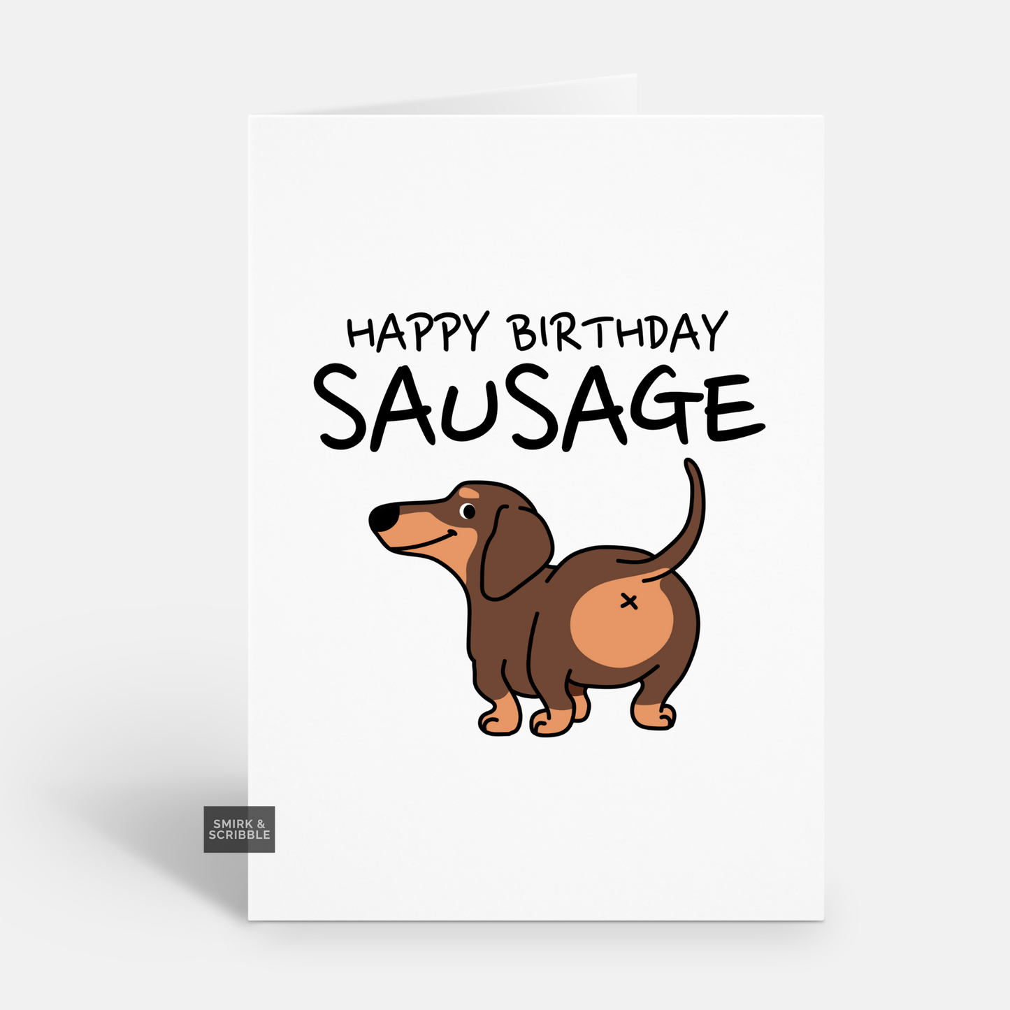 Sausage Birthday Card