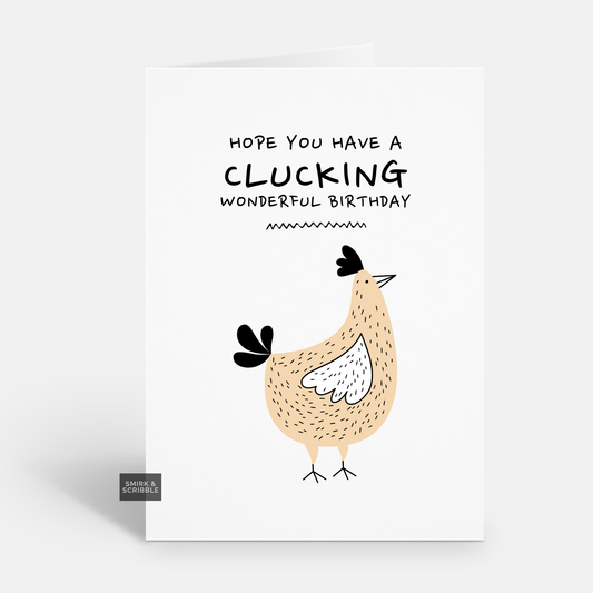 Clucking Wonderful Birthday Card
