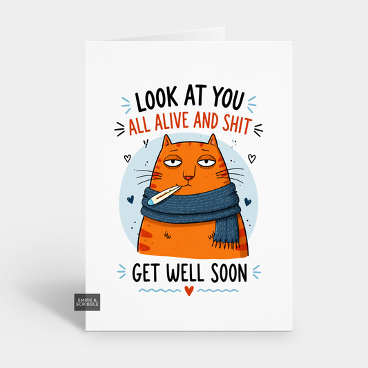 Look At You Get Well Card