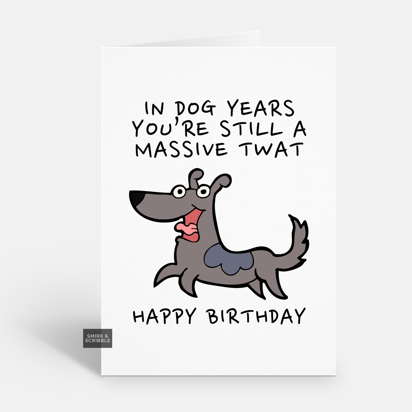 Massive Twat Birthday Card