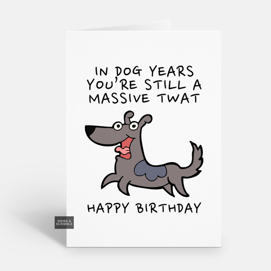 Massive Twat Birthday Card