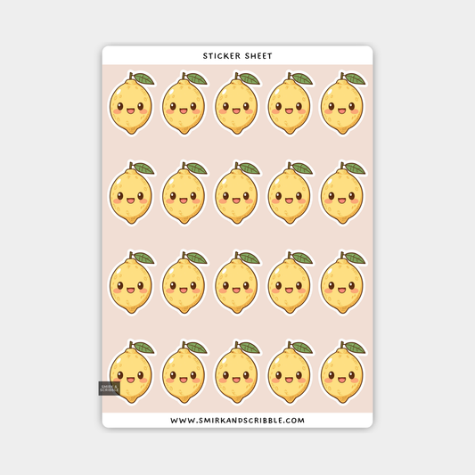 Lemon Sticker Sheet