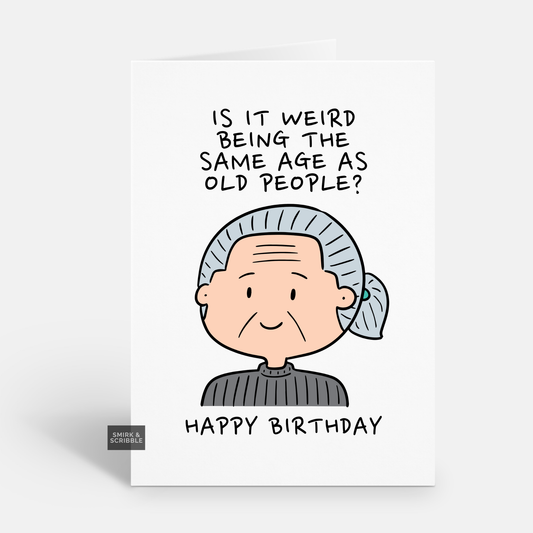 Same Age Birthday Card