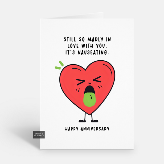 Madly Anniversary Card