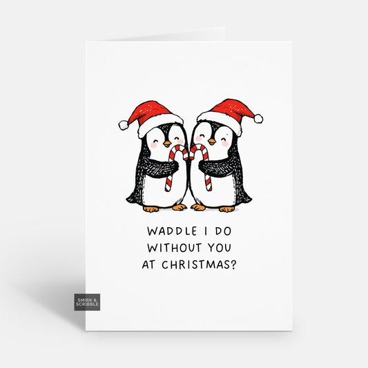 Waddle Christmas Card
