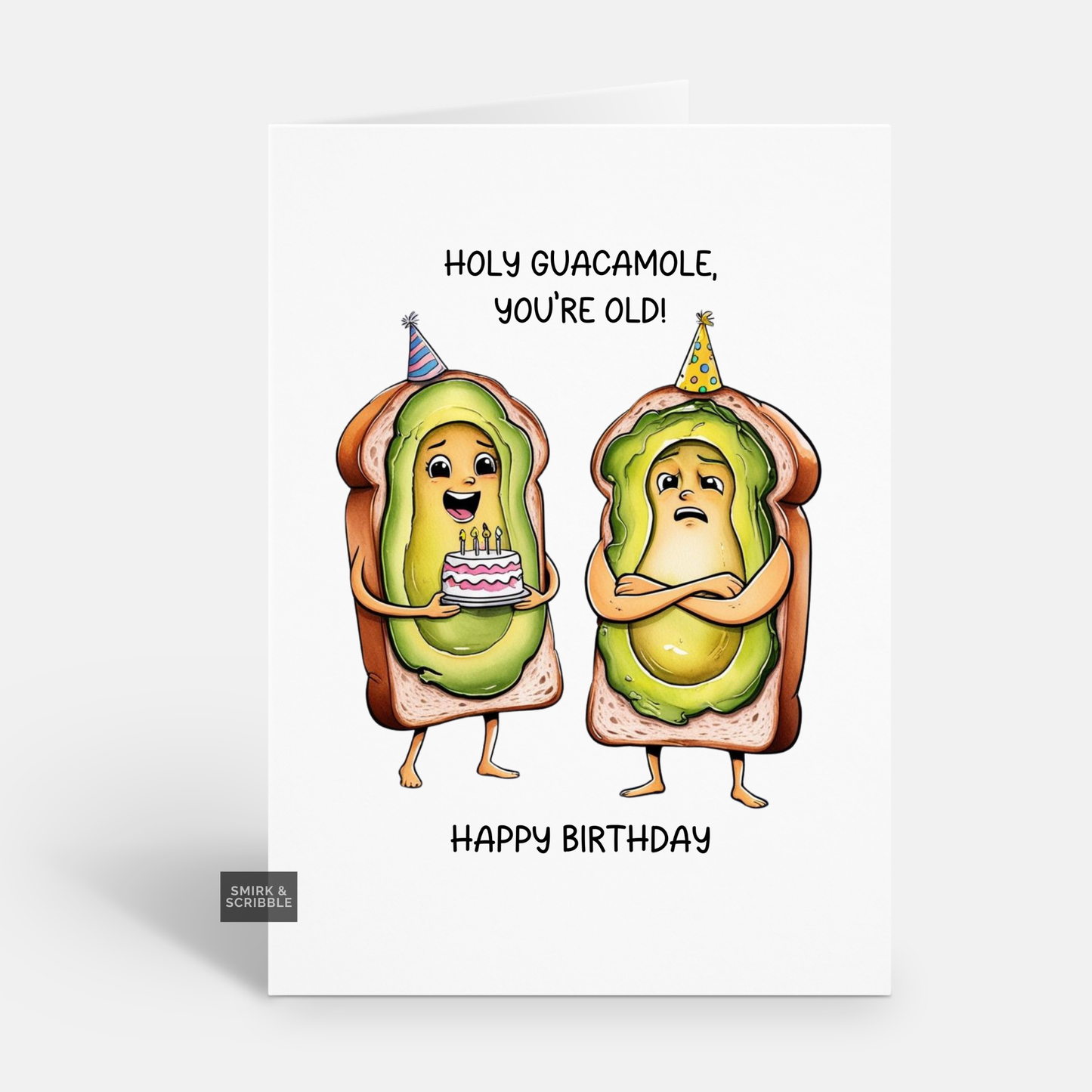 Holy Guacamole Birthday Card