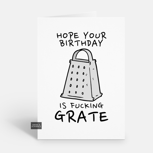 Grate Birthday Card