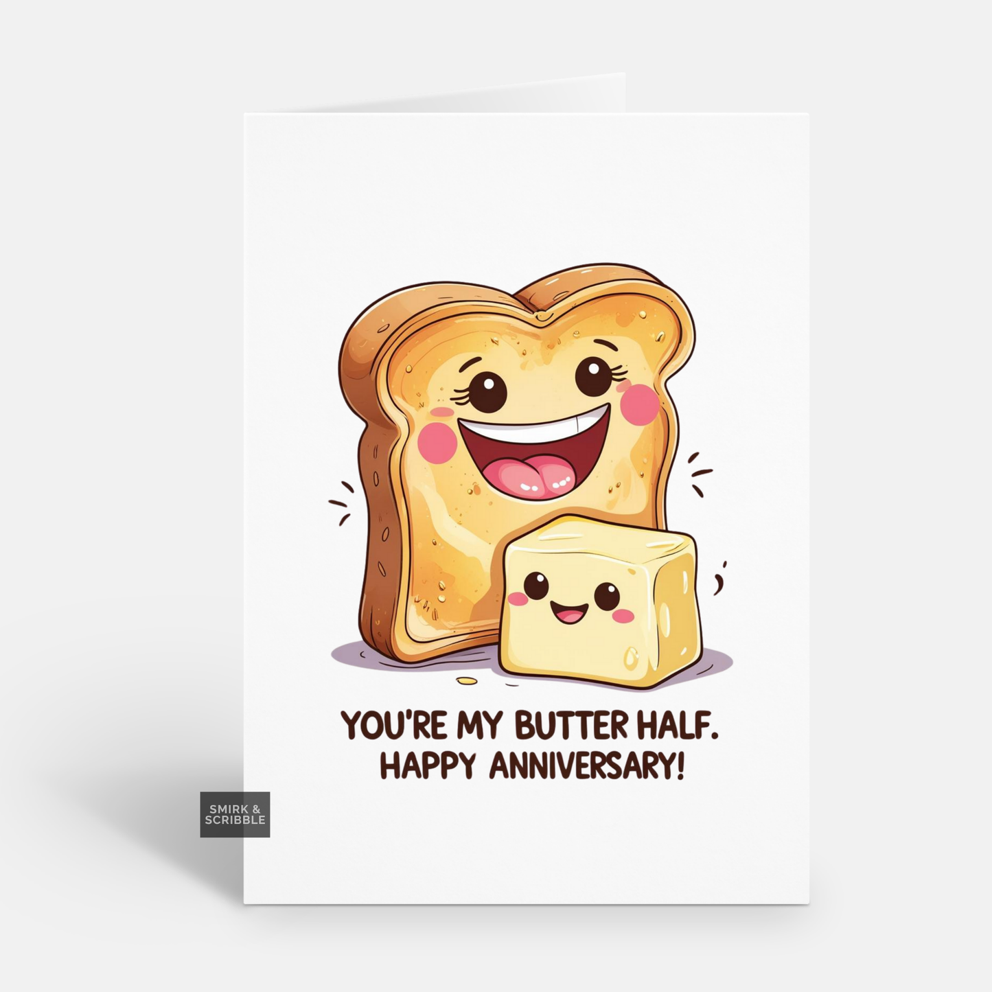 Butter Half Anniversary Card