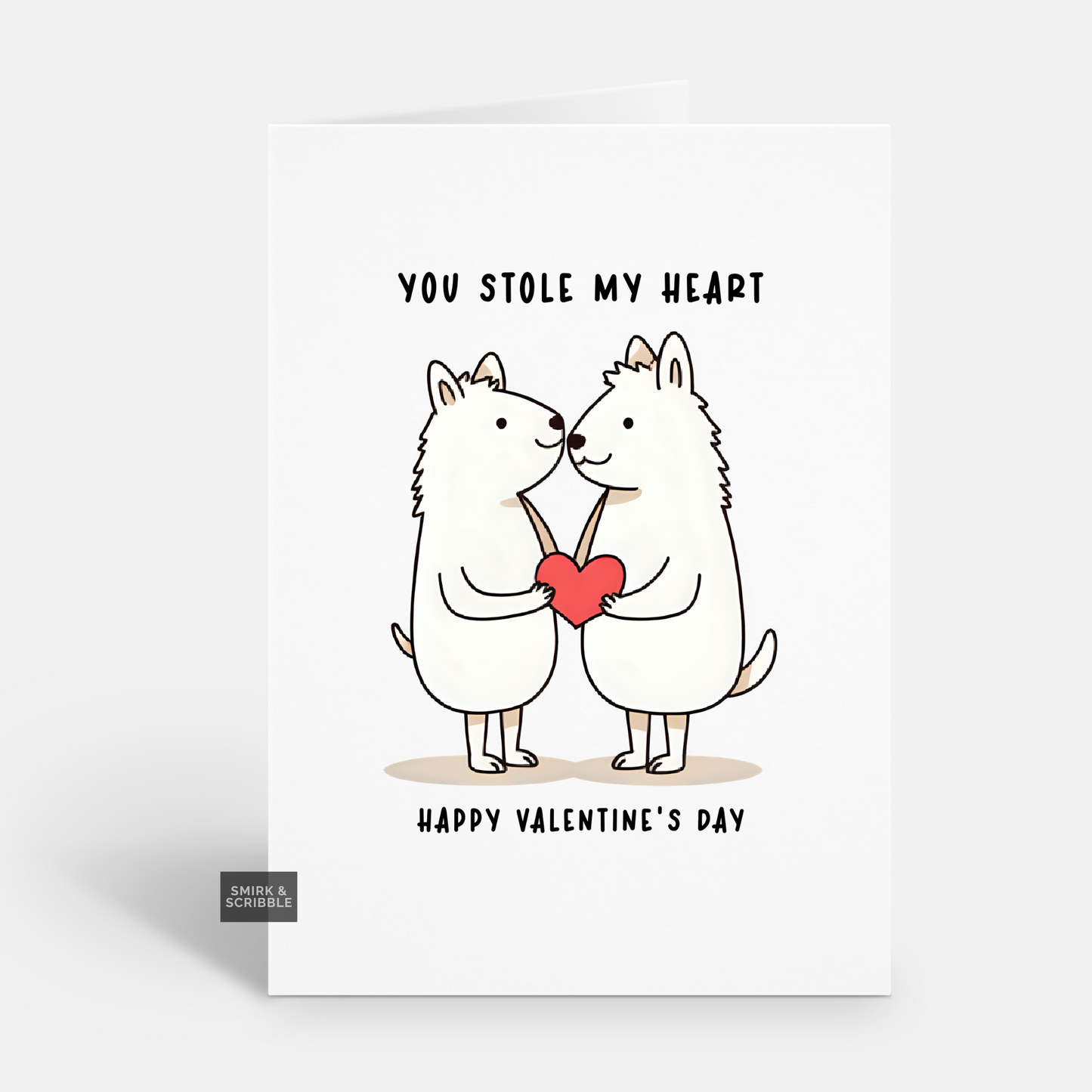 Stole My Heart Valentine's Card