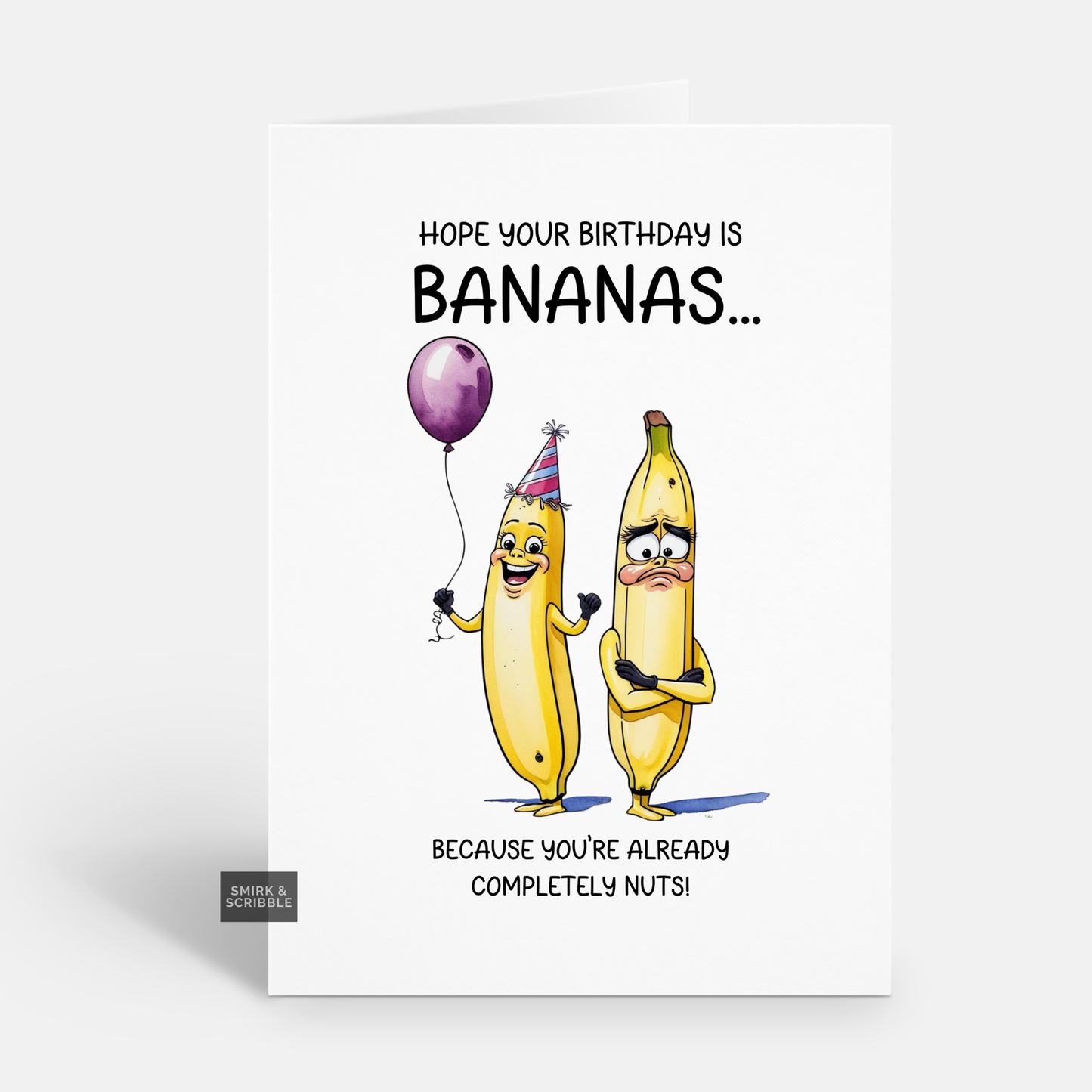 Bananas Birthday Card