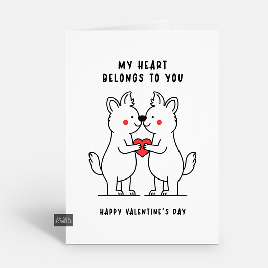 Belongs Valentine's Card