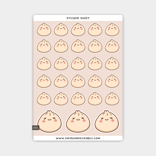 Dumpling Sticker Sheet