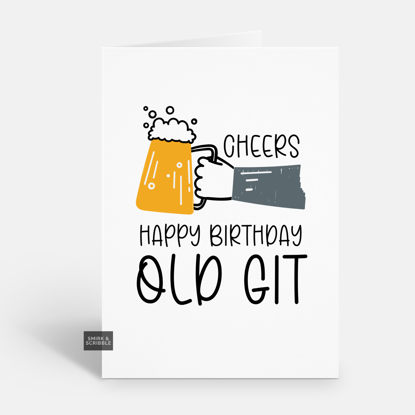 Old Git Birthday Card