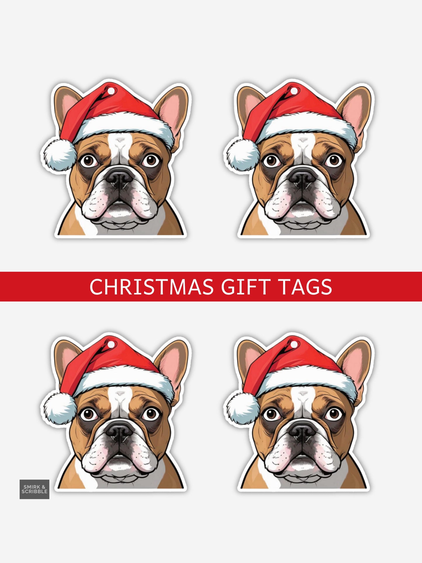 Dog Christmas Gift Tags