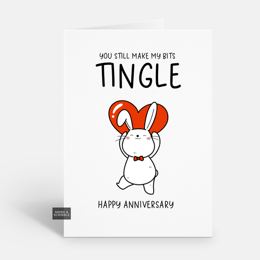Bits Tingle Anniversary Card