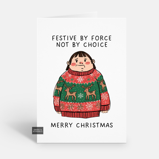 By Force Christmas Card