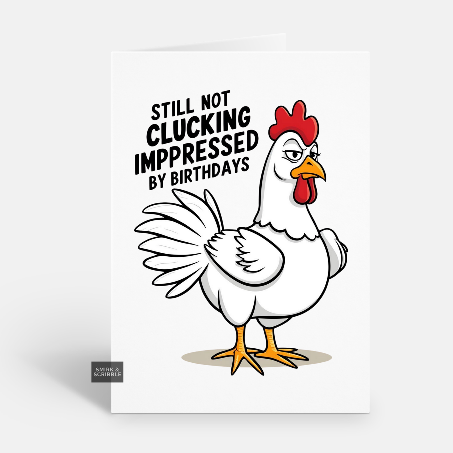 Clucking Birthday Card