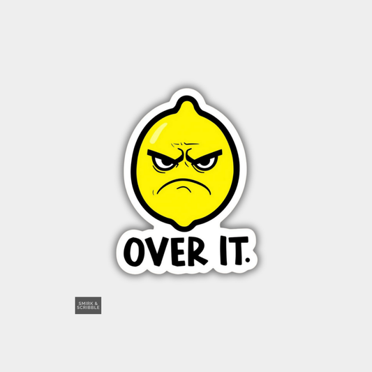 Lemon Vinyl Sticker