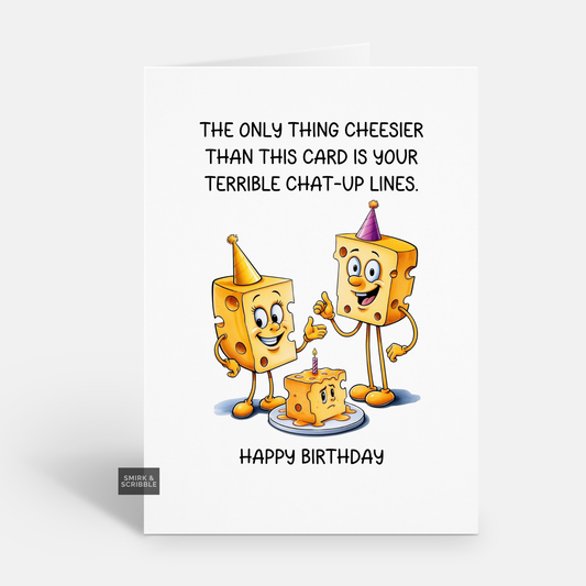 Chat Up Lines Birthday Card