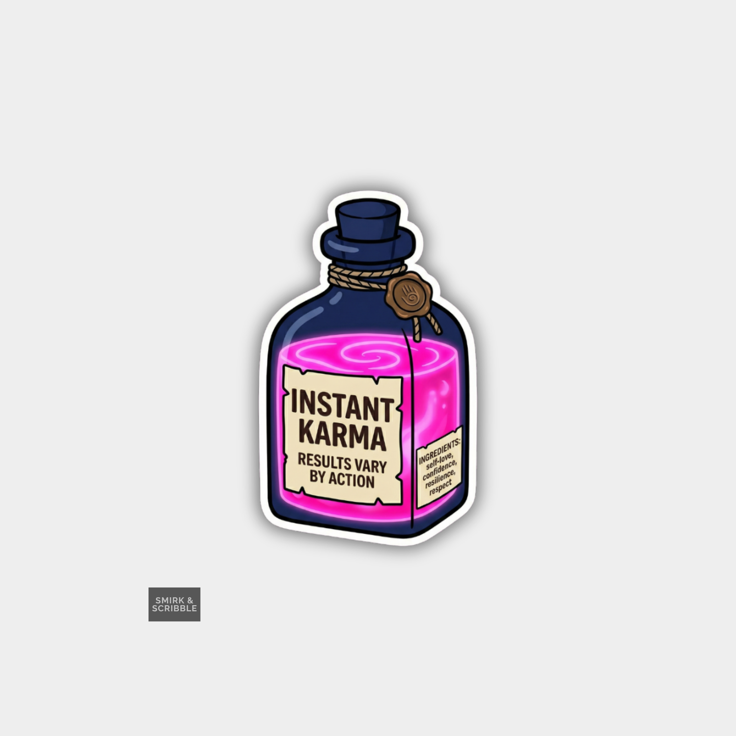 Instant Karma Vinyl Sticker