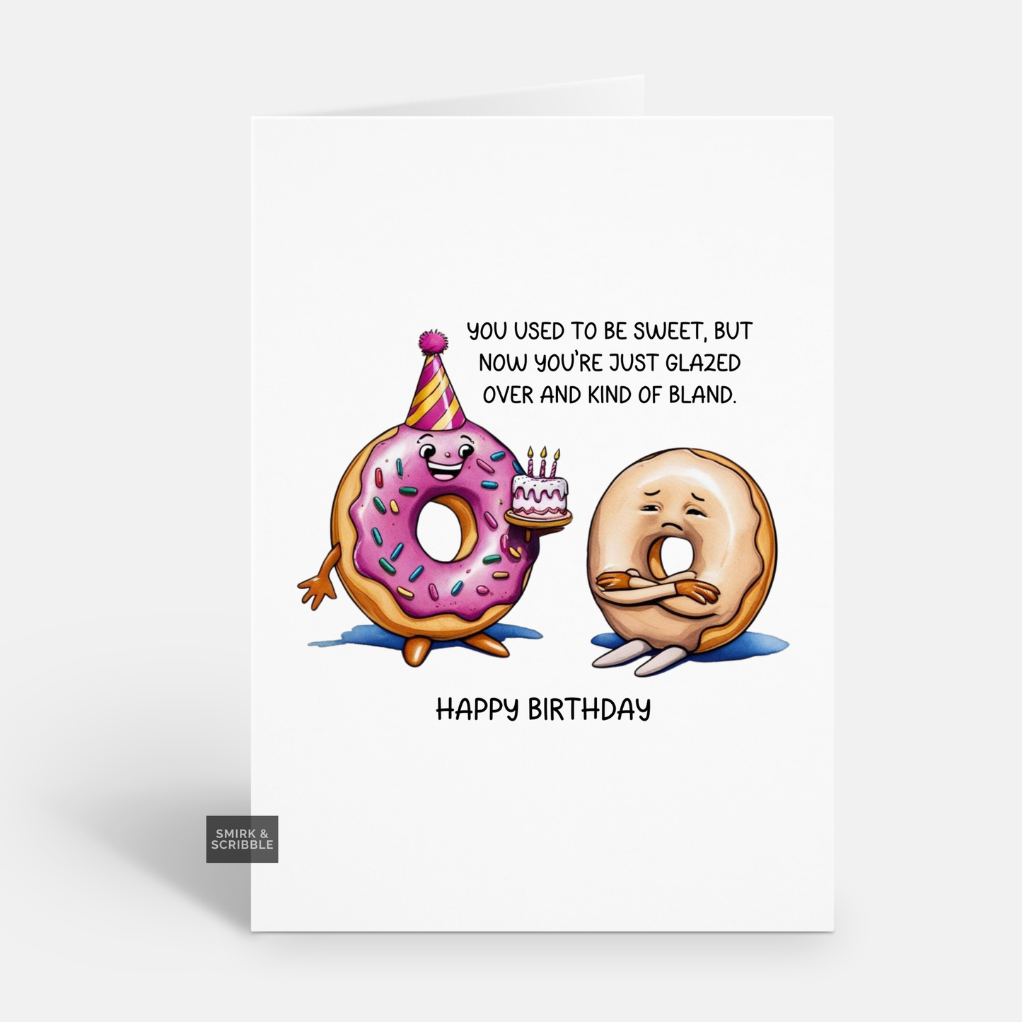 Glazed Over Birthday Card