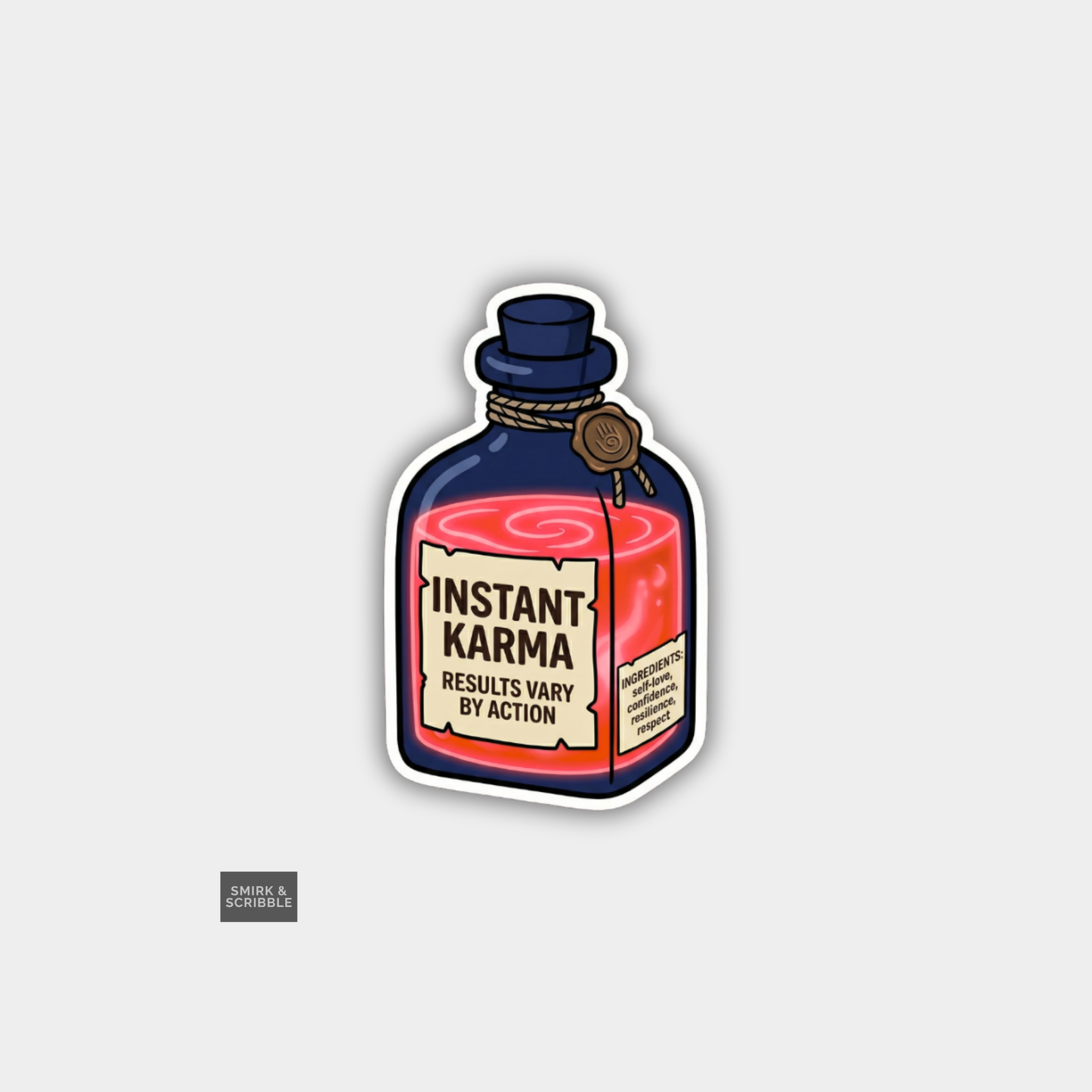 Instant Karma Vinyl Sticker