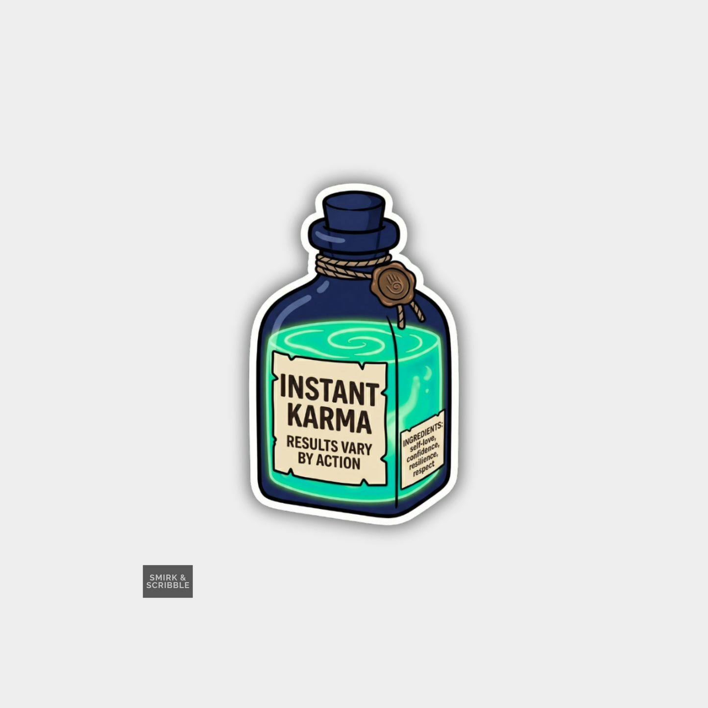 Instant Karma Vinyl Sticker