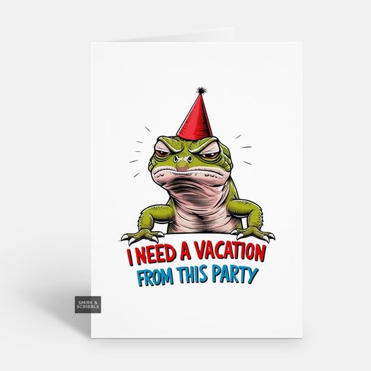 Vacation Birthday Card