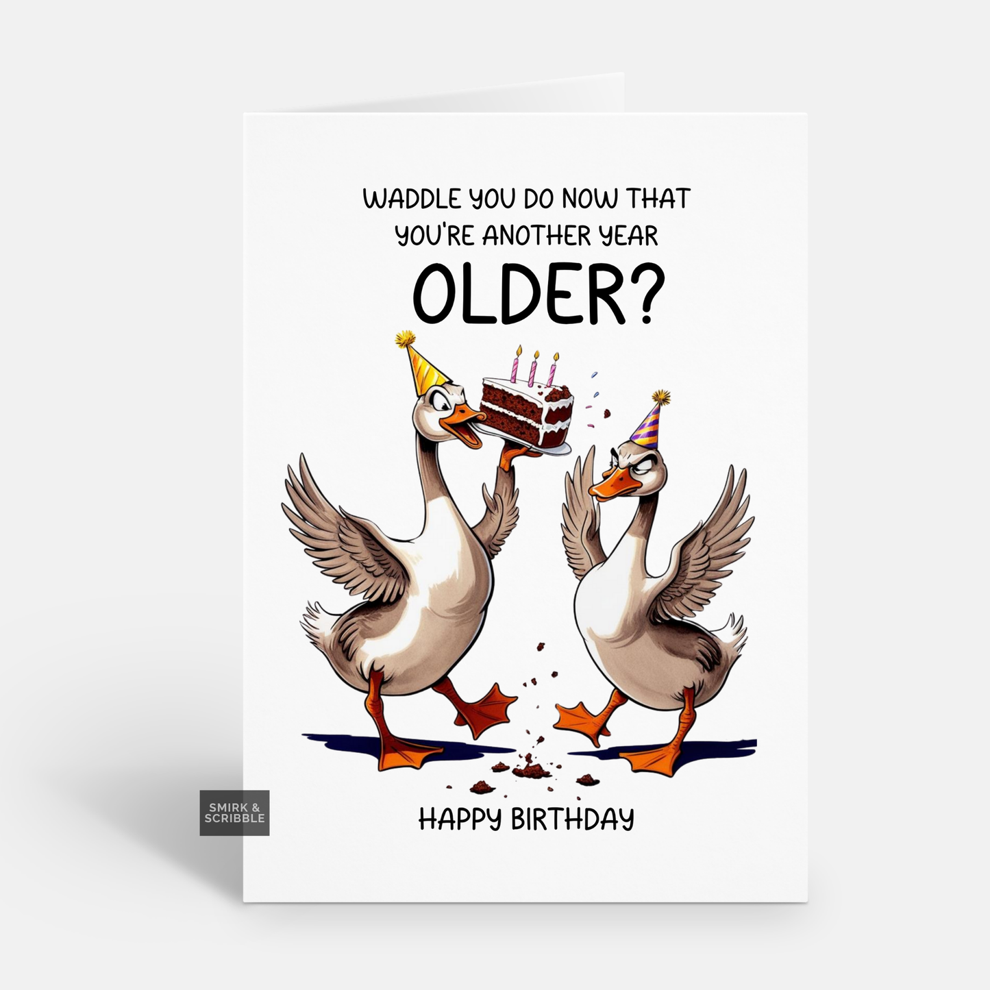 Waddle Birthday Card