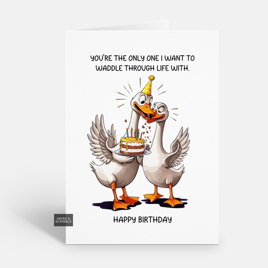 Only One Birthday Card