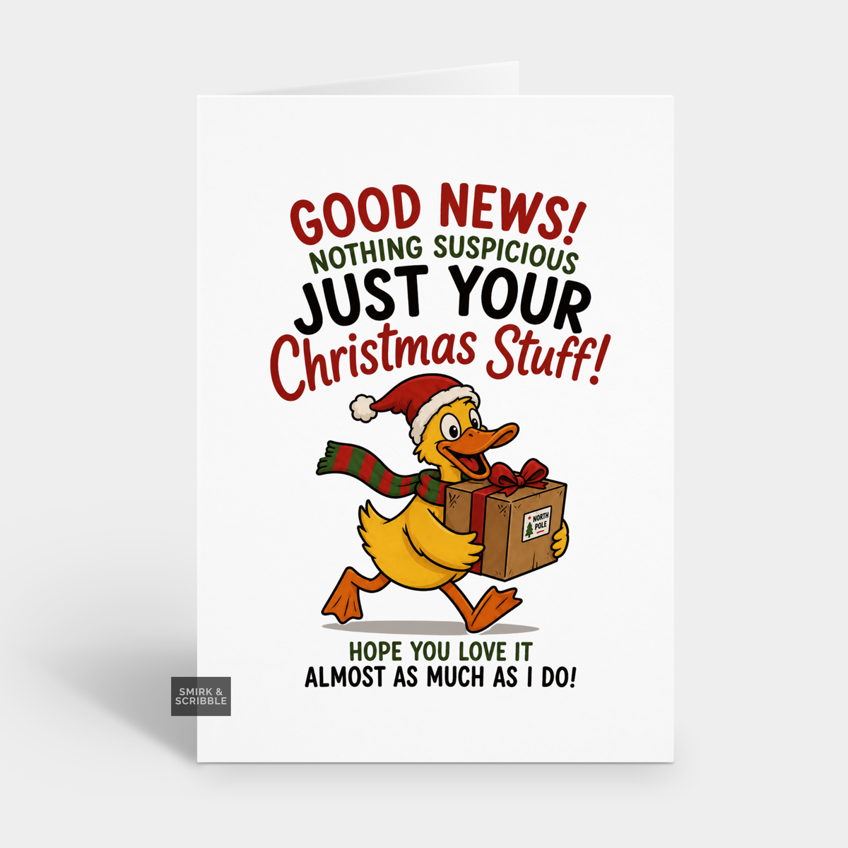 Funny Christmas Card - Good News