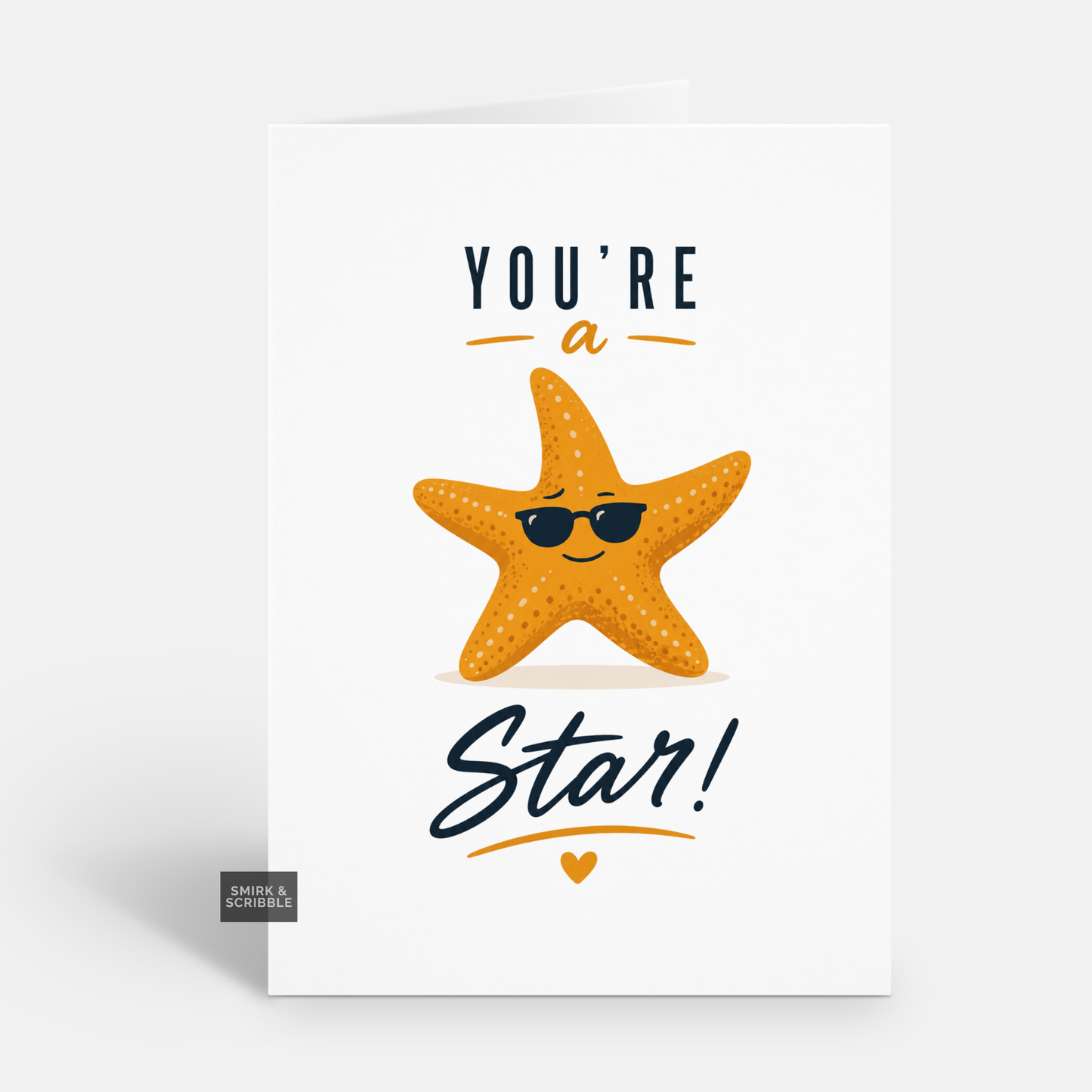 Funny Thank You Card - You're A Star
