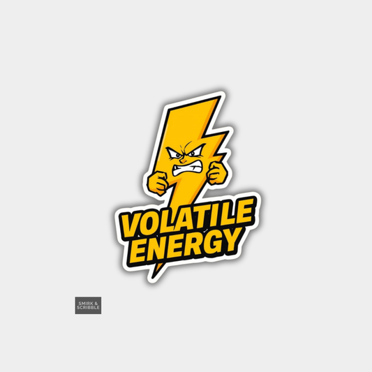 Lightning Bulb Vinyl Sticker