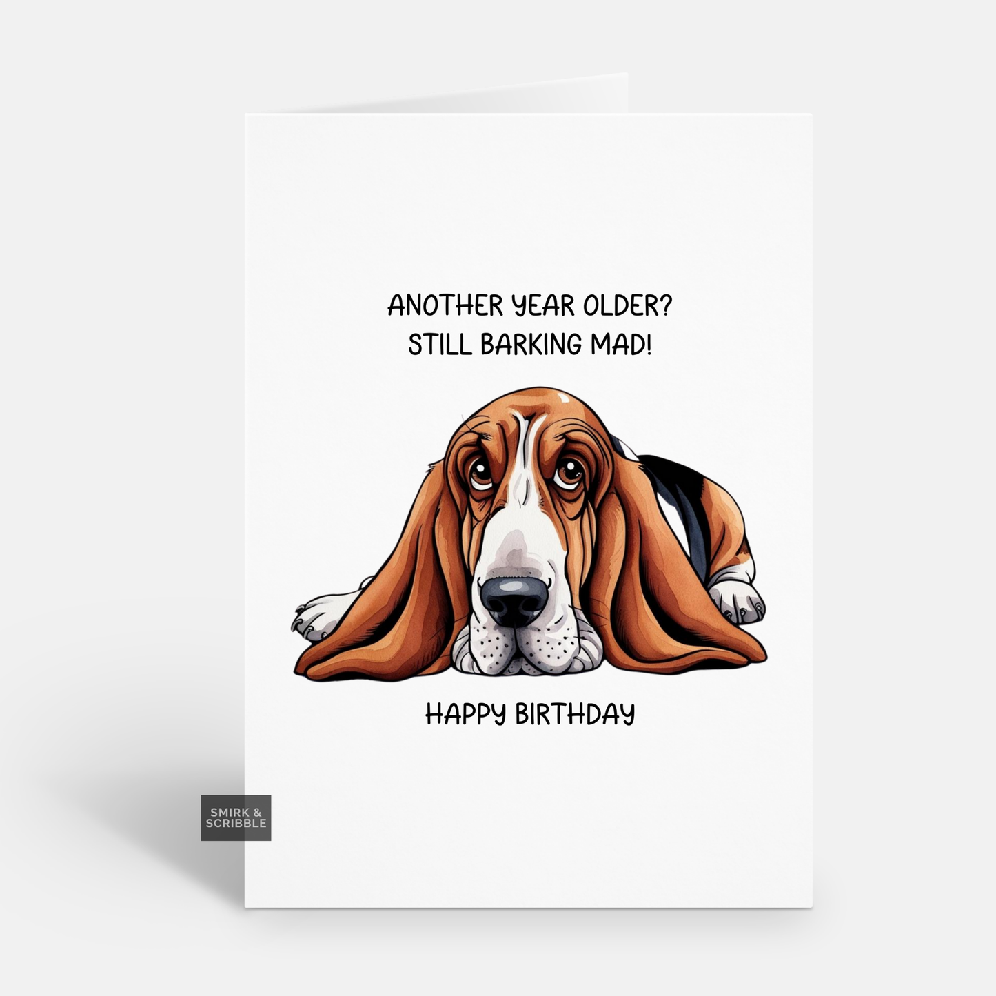 Barking Mad Birthday Card