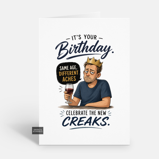 Funny Birthday Card - The New Creaks
