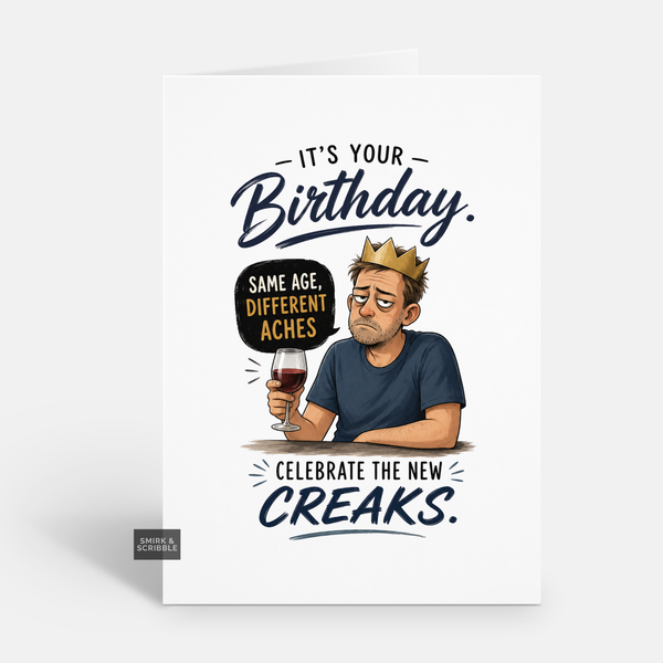 Funny Birthday Card - The New Creaks